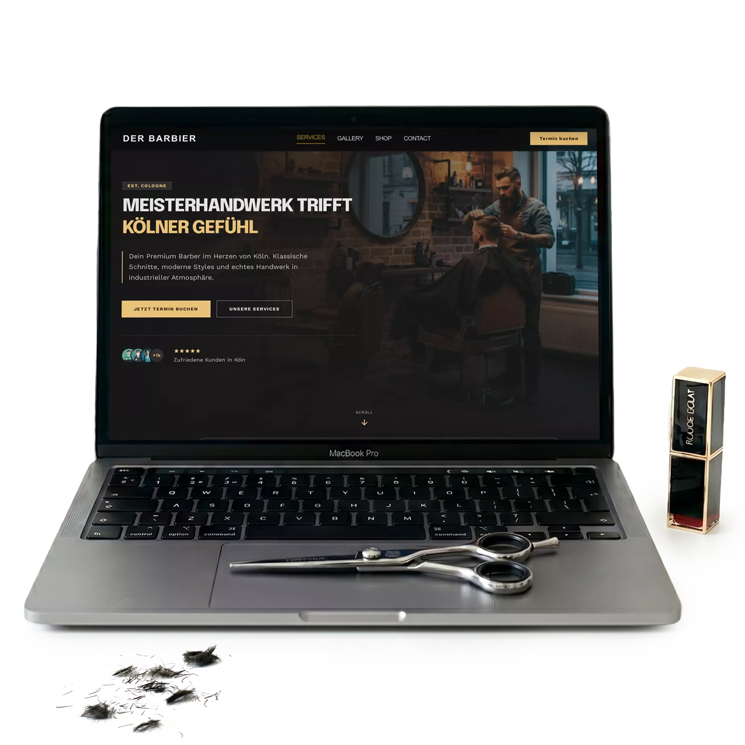 Website für Beauty-Studio